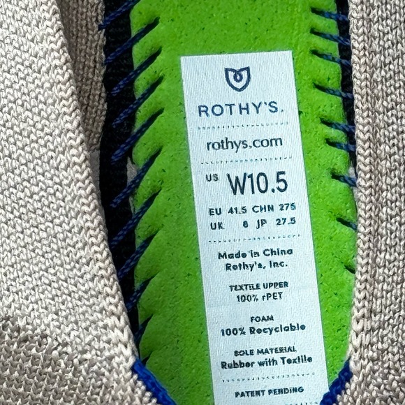 Rothy's Women's The Loafer Flat Soft Flexible Size W10.5 NWOB - Picture 9 of 9